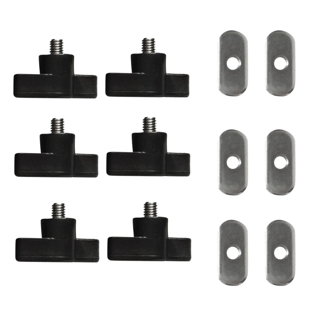 6 винтов из нержавеющей стали с гайками для Каяка/рейки|Гребные лодки| |