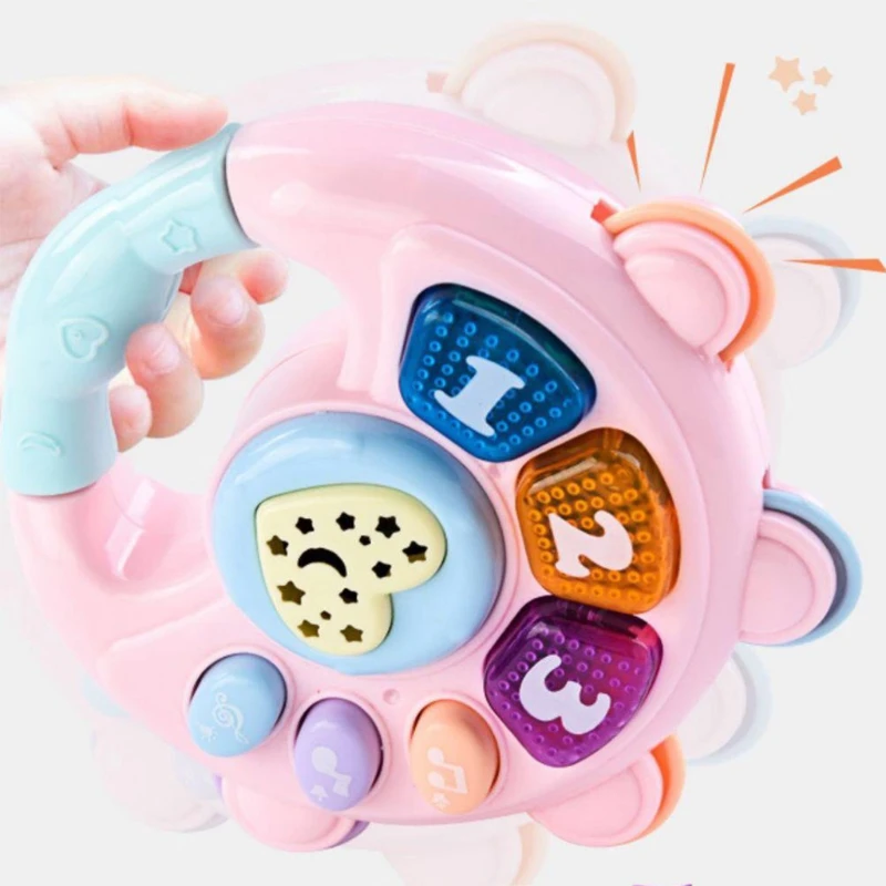 Kids Simulation Drum Lifelike Play Toys Multifunctional Cartoon Plastic Made Set Portable Musical | Игрушки и хобби