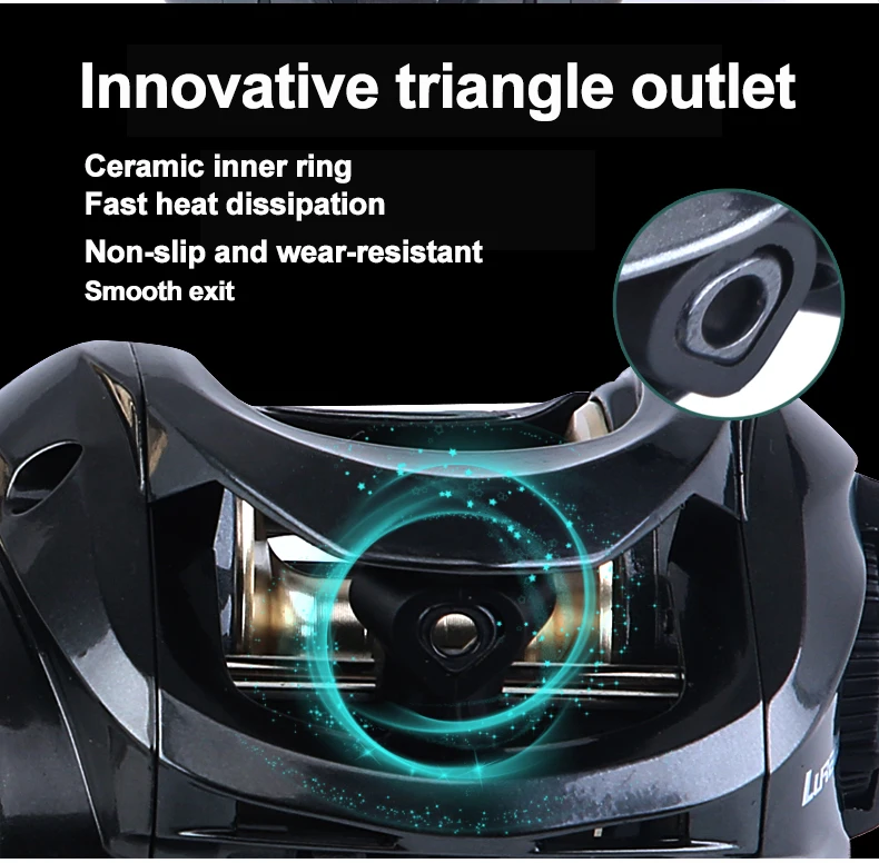 Lurekiller медленная катушка для джиггинга Низкопрофильная Литая Катушка с двойными