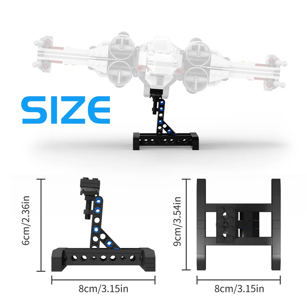Выставочный стенд MOC X-wing конструктор 75102 75149 75218 для солдат сопротивления