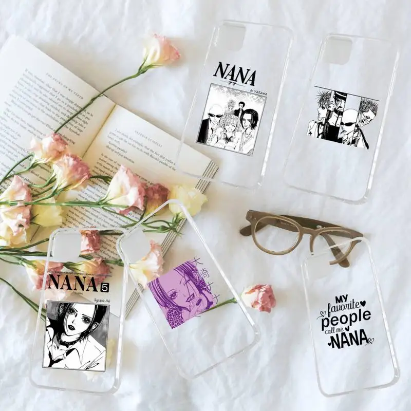 

Nana Osaki Japan anime Phone Case Transparent soft For iphone 12 11 13 7 8 6 s plus x xs xr pro max mini