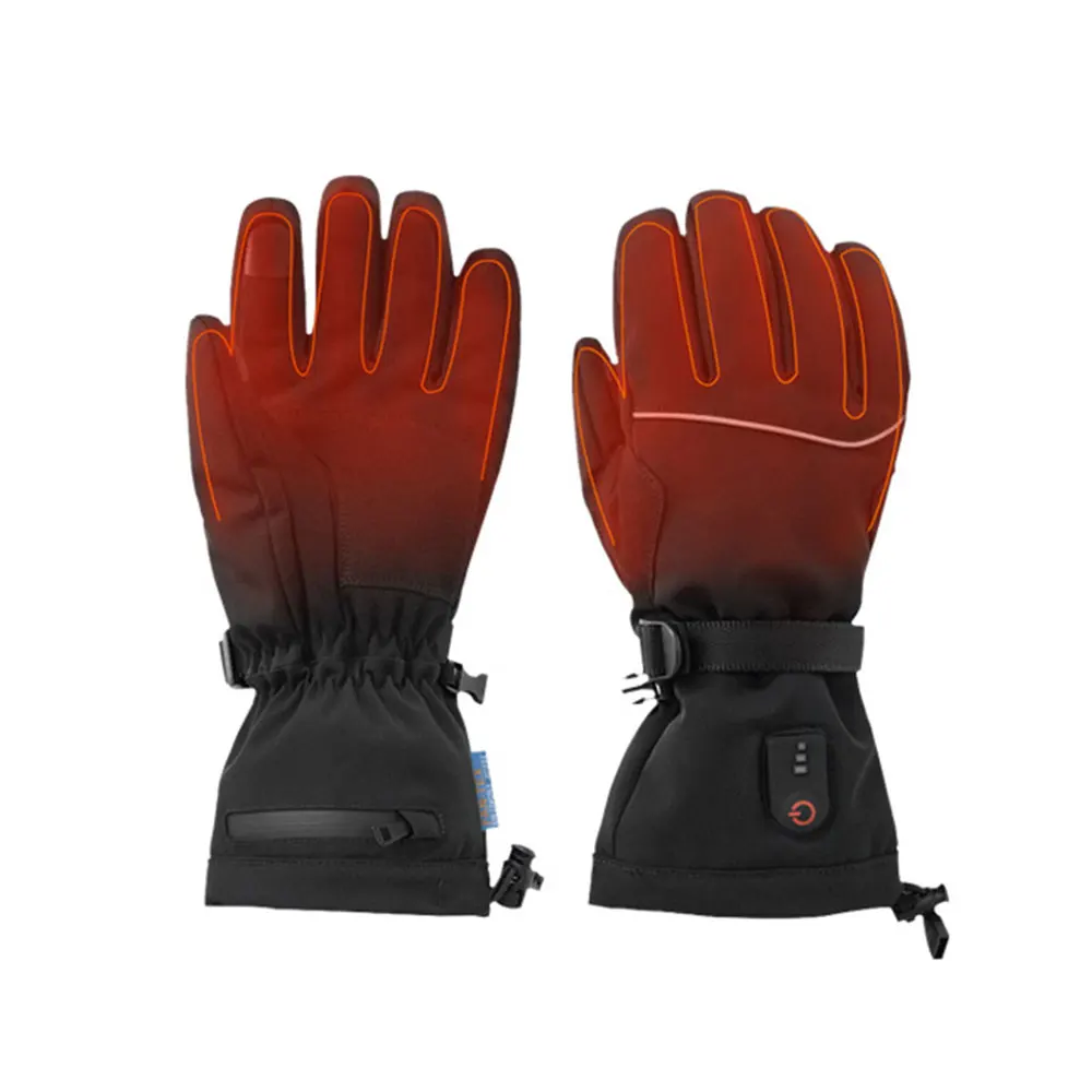 

3 Levels​ Adjustable Heated Gloves 7.4V Rechargeable Warm Gloves Waterproof Against Cold Thick Gloves For Outdoor Sports Ski Etc