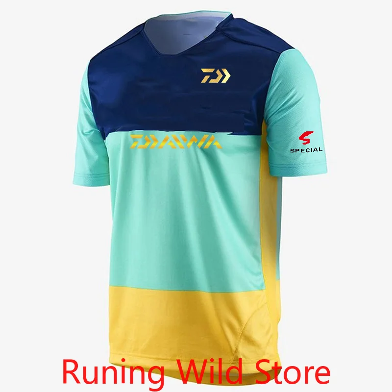 Одежда для рыбалки DAIWA летняя одежда быстросохнущая дышащая футболка с защитой