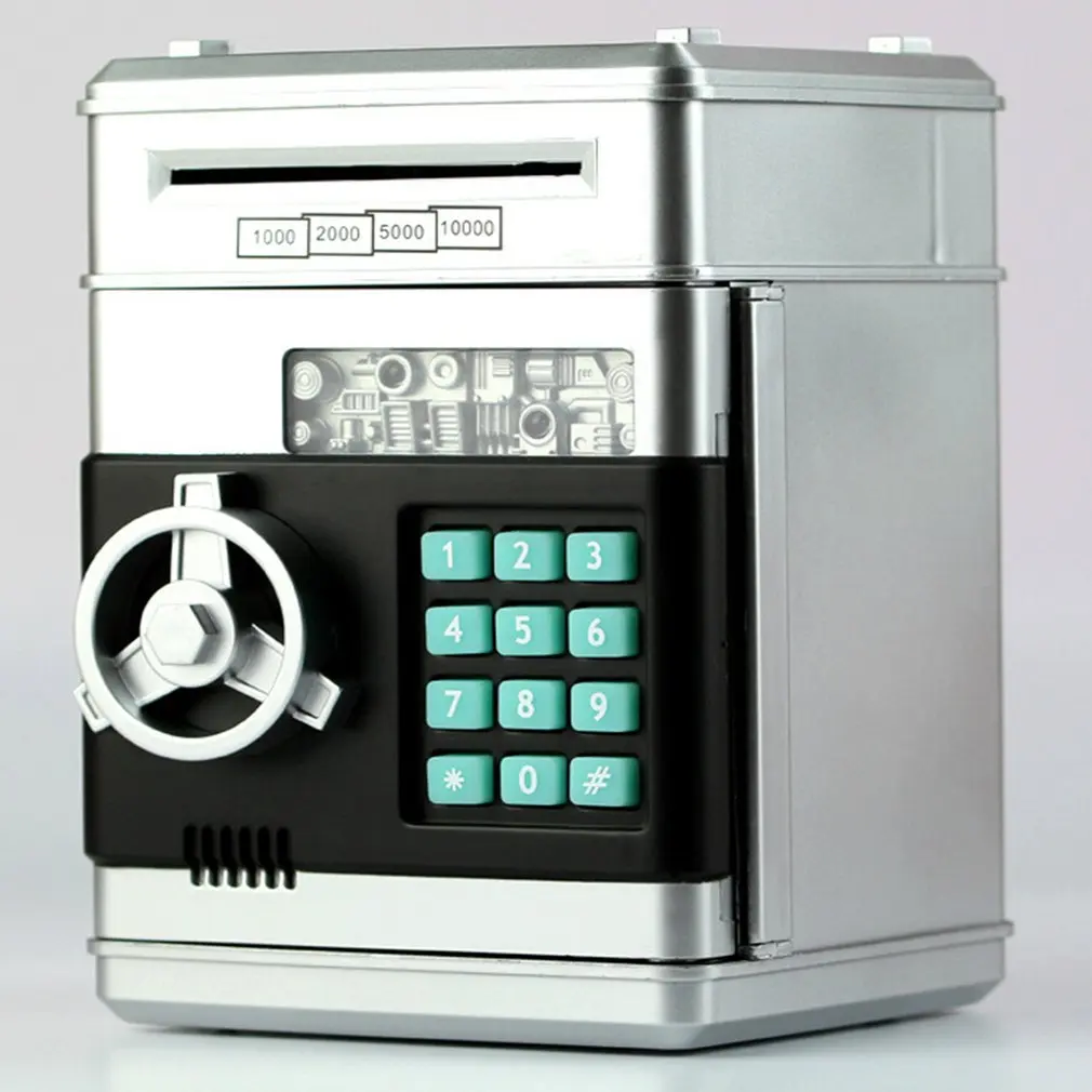 

Electronic Piggy Bank Safe Box Money Boxes for Children Digital Coins Cash Saving Safe Deposit ATM Machine Kid Christmas Gift