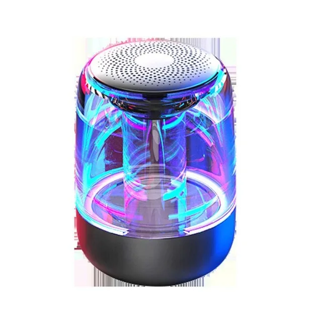 

Bluetooth 5.0 Column Wireless Bluetooth Speaker Radio Mp3 Music Sound Colum For PC Mobile Phone LED Light