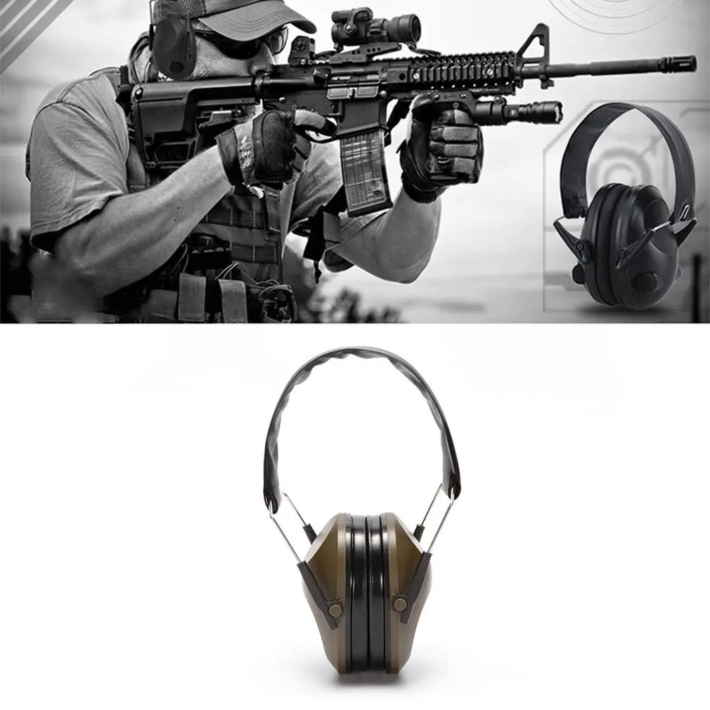 

Тактические наушники с шумоподавлением, складные охотничьи наушники для стрельбы, наушники с защитой от шума, протектор слуха