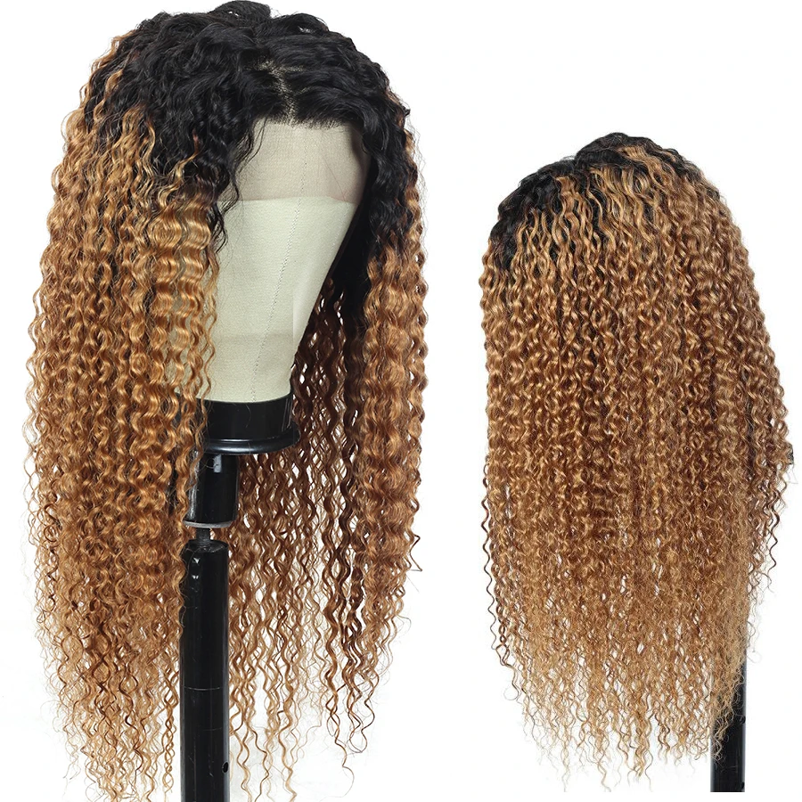 Медовые светлые кружевные передние парики для черных женщин 1b 27 парик из