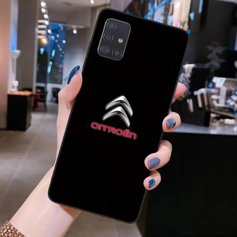 

Luxury France car Citroen Logo Phone Case for Samsung S20 plus Ultra S6 S7 edge S8 S9 plus S10 5G lite 2020