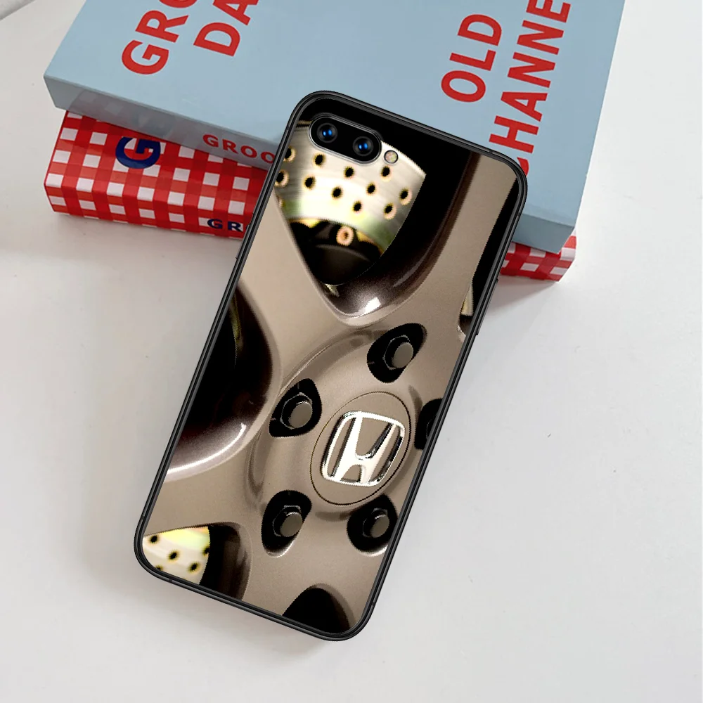 

Honda JDM Sport Car Japan Phone Case For Huawei Honor 6A 7A 7C 8 8A 8X 9 9X 10 10i 20 Lite Pro Play black Cell Luxury Cover 3D