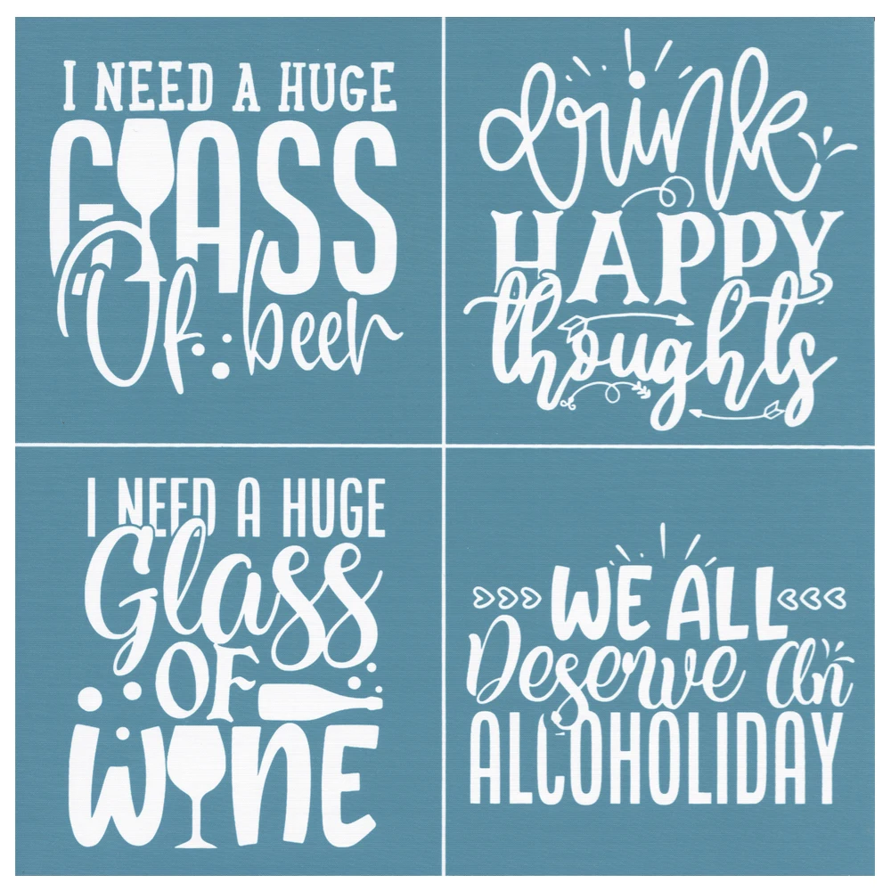 

8 X 8" Self- Adhesives Silk Screen Stencils Fabric Mesh Transfers Stencil Home Decoration T-Shirt Bag Pillow DIY Hand Craft