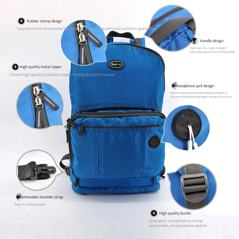 

COOLUH Unisex Outdoor Sports Portable Waterproof Travelling Folding Backpack Hiking Package