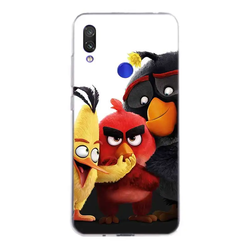 Животный принт Angry Bird силиконовый чехол для Xiaomi Redmi Note 8 7 6 Pro 5 4 4X 5A Plus Xiomi 9T 9SE Lite A1 A2