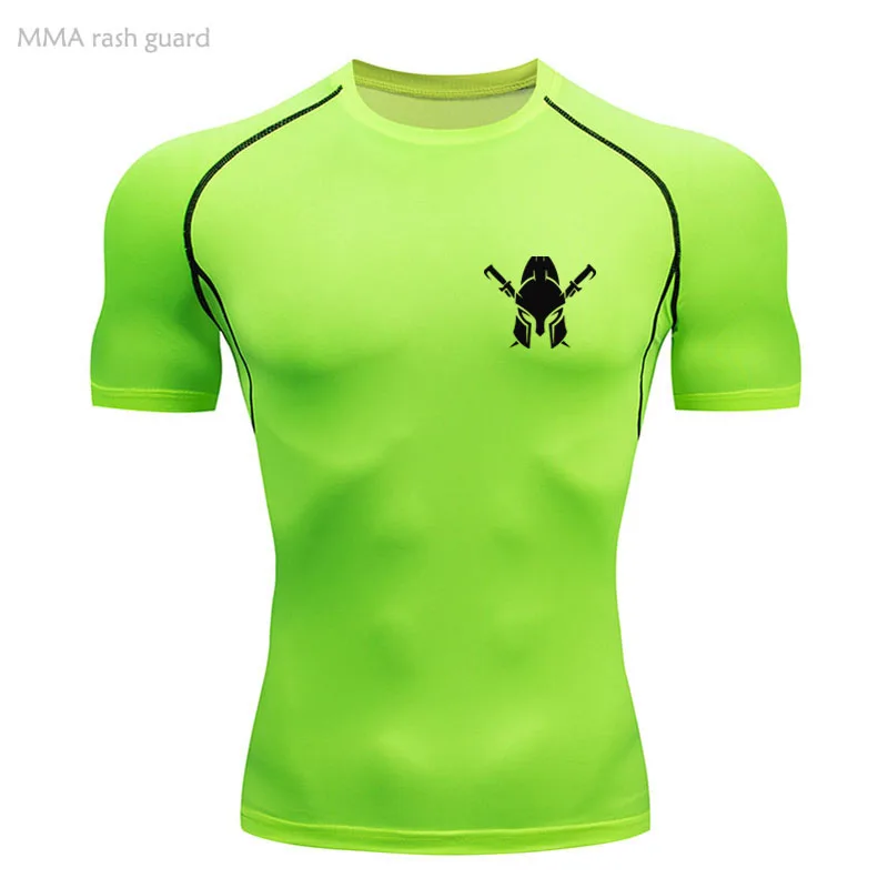 Мужская спортивная футболка короткий свитшот для бега быстросохнущая
