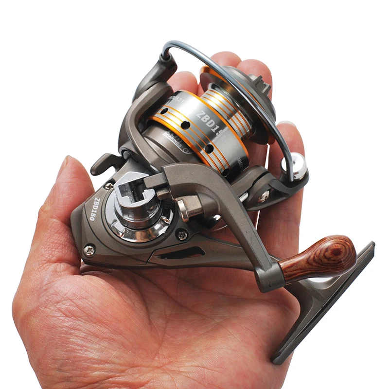 Lizard Fishing 6 Bearings Mini in Palm  5.2:1 Ratio Nylon 66 + Glass Fiber Material Mini Ice Fishing, Rock & Lure Fishing reel