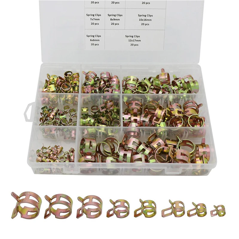 160 шт. пружинный зажим для шланга из силикона|Крепления| |