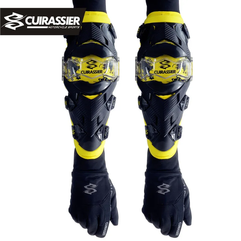 

Cuirassier Protective Kneepad Motorcycle Knee pads Off Road Protector Scooter Motor Racing Elbow Guards Safety MX Racing Brace