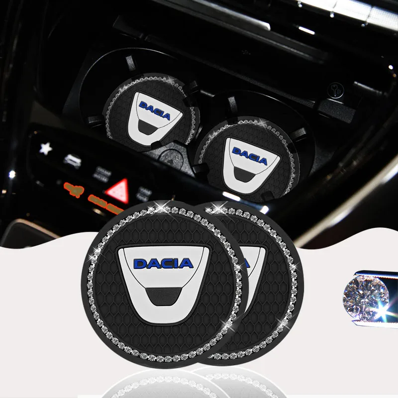 

Car Non-Slip Silica Gel Coaster Water Cup Slot Holder Pad for Dacia Duster Logan MCV Sandero Stepway Dokker Lodgy Et Accessories