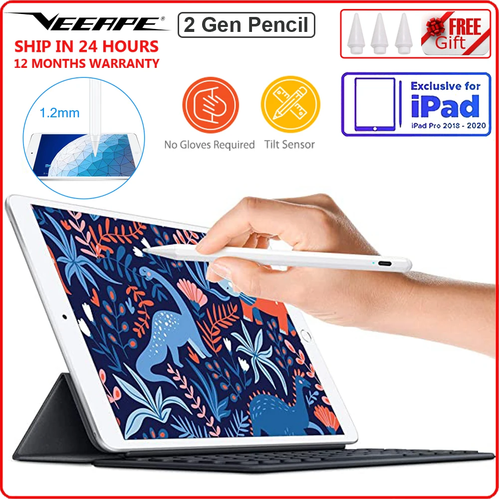 Для iPad карандаш Apple ручка стилус для Pro 3rd 11 12 9 2018 6th 7 Air 3 10 5 2019 2 Mini сенсорная й