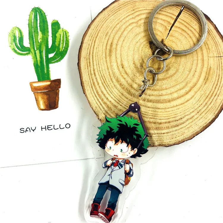 Мой герой academic фигурка игрушка акриловый брелок мидория изуку Bakugou катсуки Todoroki Shoto симпатичный брелок для мальчиков