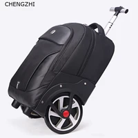 chengzhi 1820inch men business rolling luggage shoulder suitcase women travel bags cabin trolley laptop bag on wheels