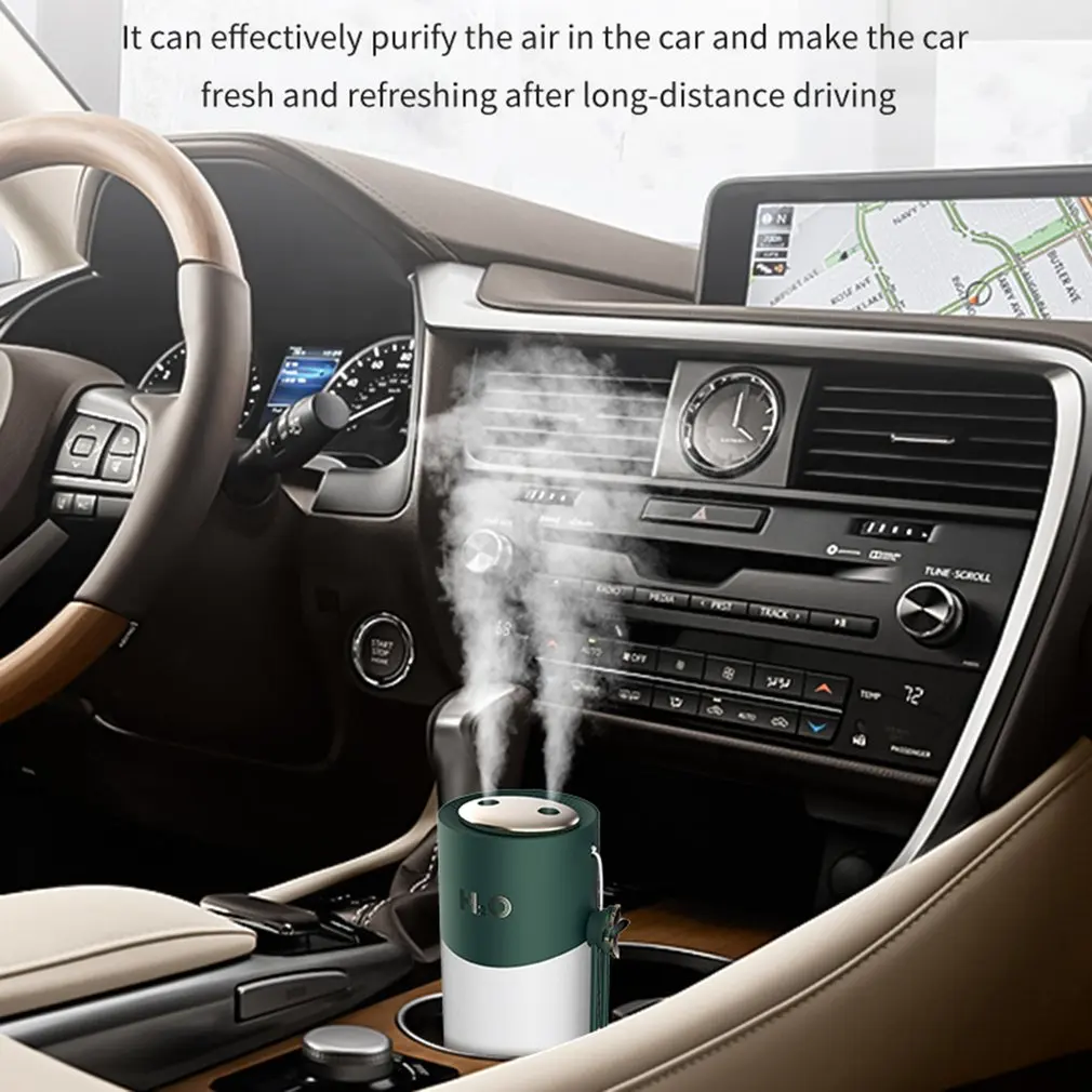 

Air Humidifier With LED Light Ultrasonic USB Cool Mist Maker Fogger Humidifier LED Lamp For Home Office Accessories