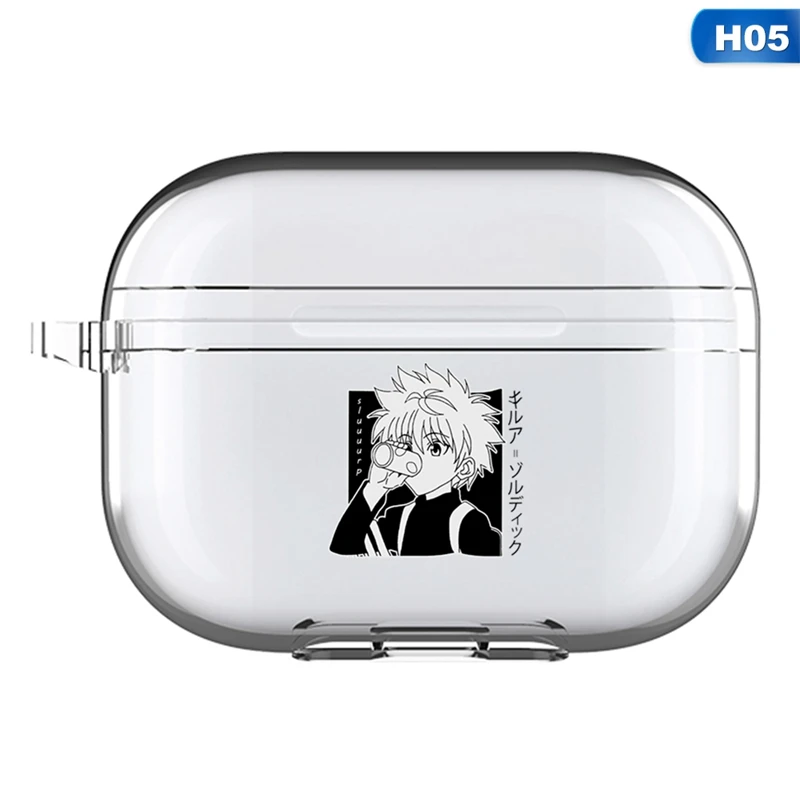 

HUNTER x HUNTER Anime Soft Silicone Protective Case for Airpods pro Apple 3rd Bluetooth Earphones Catoon Protector Changing Box