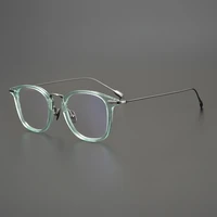 square frame prescription eyewear ultralight reading eyeglasses titanium female men gafas japanese brand spectacles oculos de