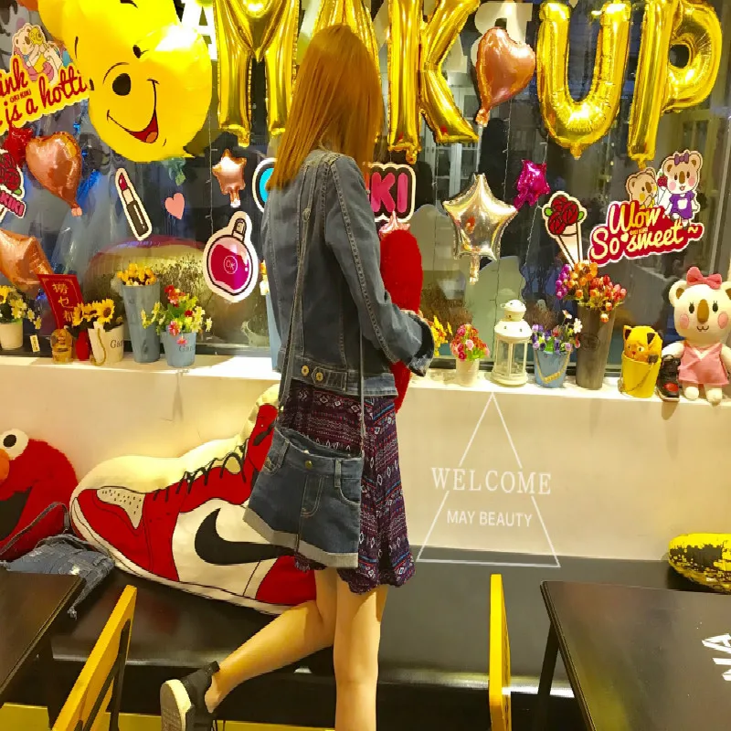 

Fashion creative denim shorts mini bag cute lady new women shoulder bag diagonal bag