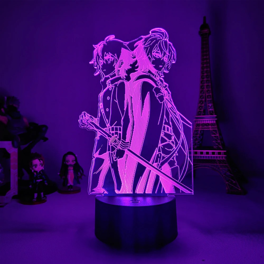 Акриловая 3d Аниме лампа аниме CodeGeass ночной Светильник s фигурка светильник для