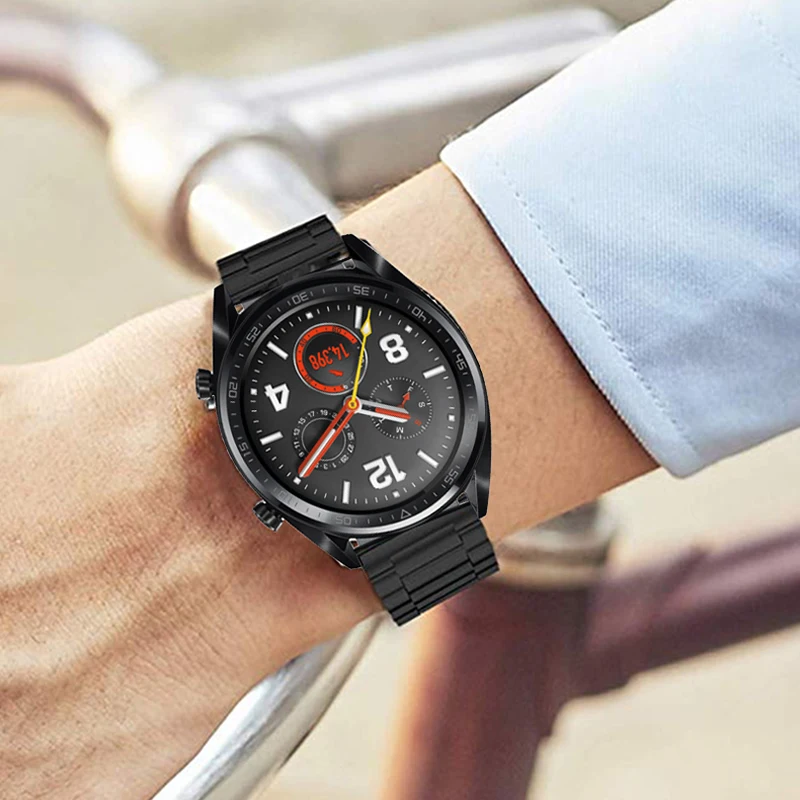Металлические Ремешки для наручных часов Huawei Watch GT браслет Samsung Galaxy 46 мм Gear S3