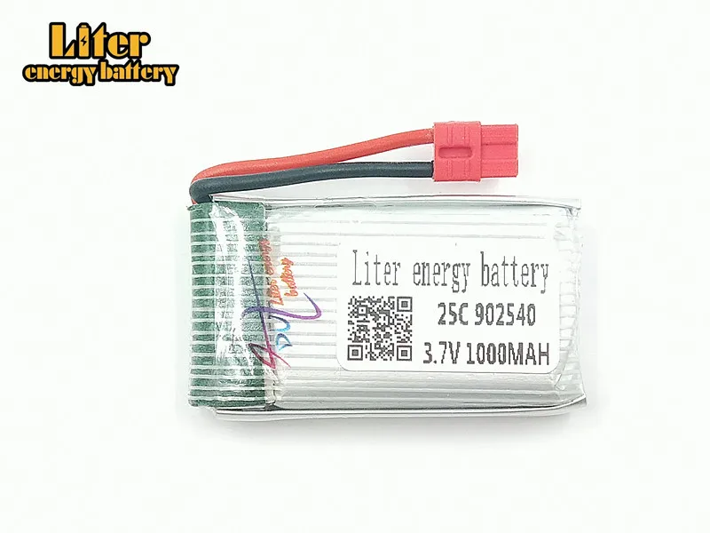 Аккумулятор 3 7 в 1000 мАч 902540 Lipo для X5HC X5HW запасные части радиоуправляемого