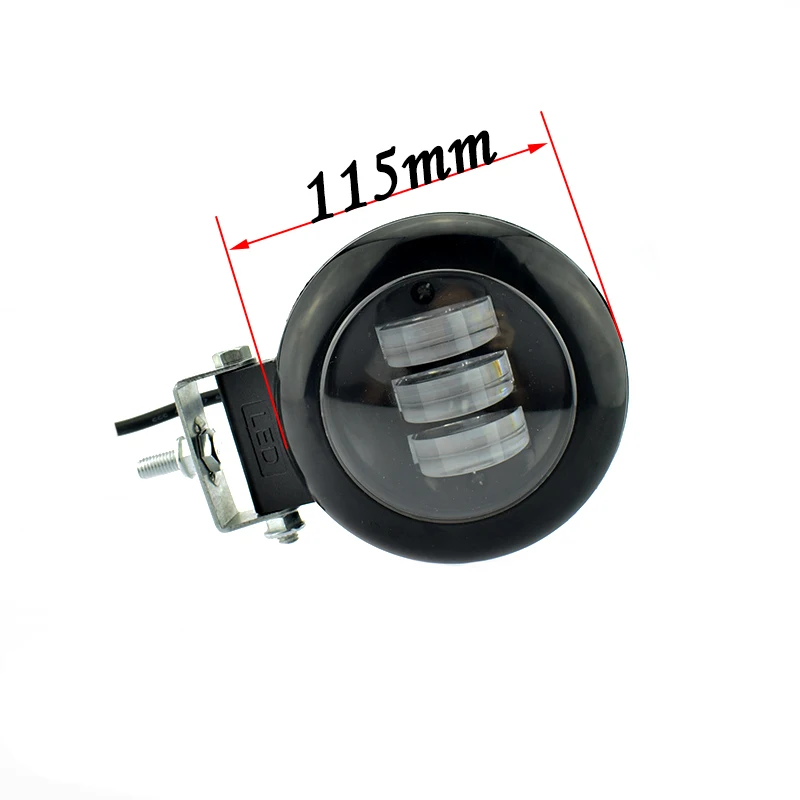 1Pcs motorcycle 12V 25w led headlamp motorbike 2000lm 6500K headlight super brightness fog lamps moto auxiliary light head lamp |