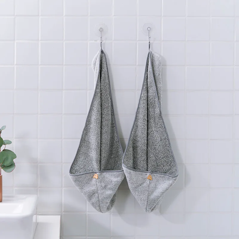 

Girls Hair Drying Hat Quick-dry Hair Towel Cap Super Absorption Turban Hair Dry Cap Charcoal Fiber Hair Drying Towel Hat