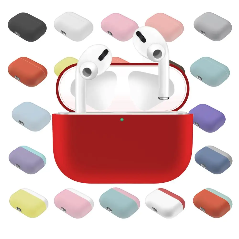 Чехол для Airpods Pro силиконовый чехол Молодежная версия беспроводные Bluetooth наушники
