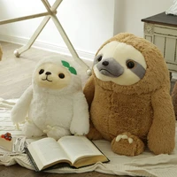 1pc 40 70cm cuddly stuffed toy lifelike sloth plush toy soft animals sloth doll kawaii toys for girls birthday gifts