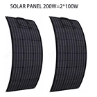 Солнечная панель 12 В, 100 Вт, панури, Solare, гибкая моноэлементная пленка ETFE, 18 в, 200 Вт, для зарядного устройства 12 В