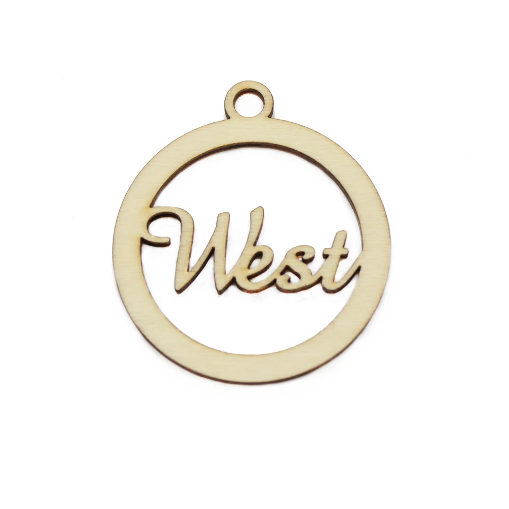 

100PCS Personalized Wooden Engraved Circle Name Tags Customized Round Gold Mirror Name Logo Baby Shower Wedding Gift Decor Favor