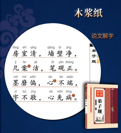 

Disciple Gui Di Zi Gui with Pinyin / Chinese Traditional Culture Book for Kids Children Early Education