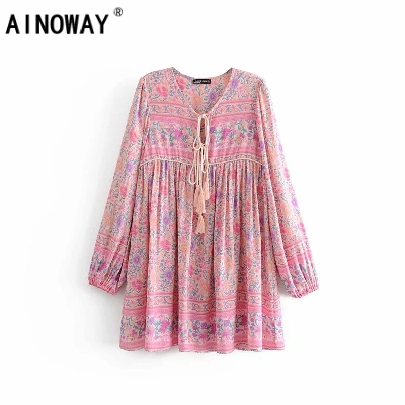 Женское винтажное платье мини из искусственного шелка|Женские платья| |