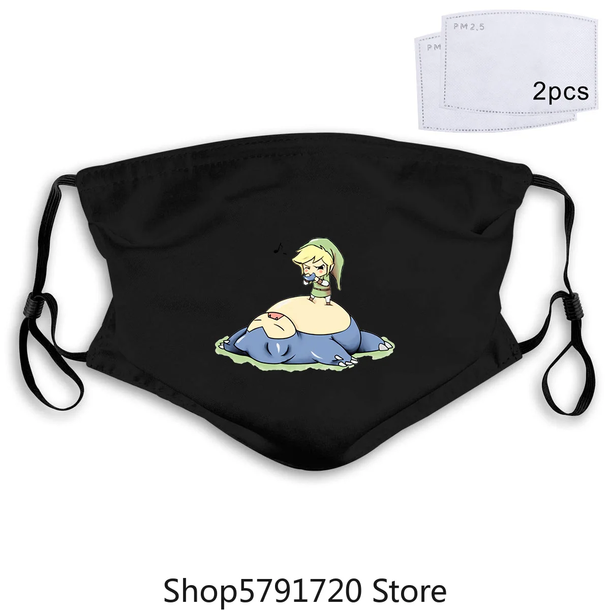 Маска Pokeocarine Zelda Snorlax PM2.5|Мужские маски-балаклавы| |