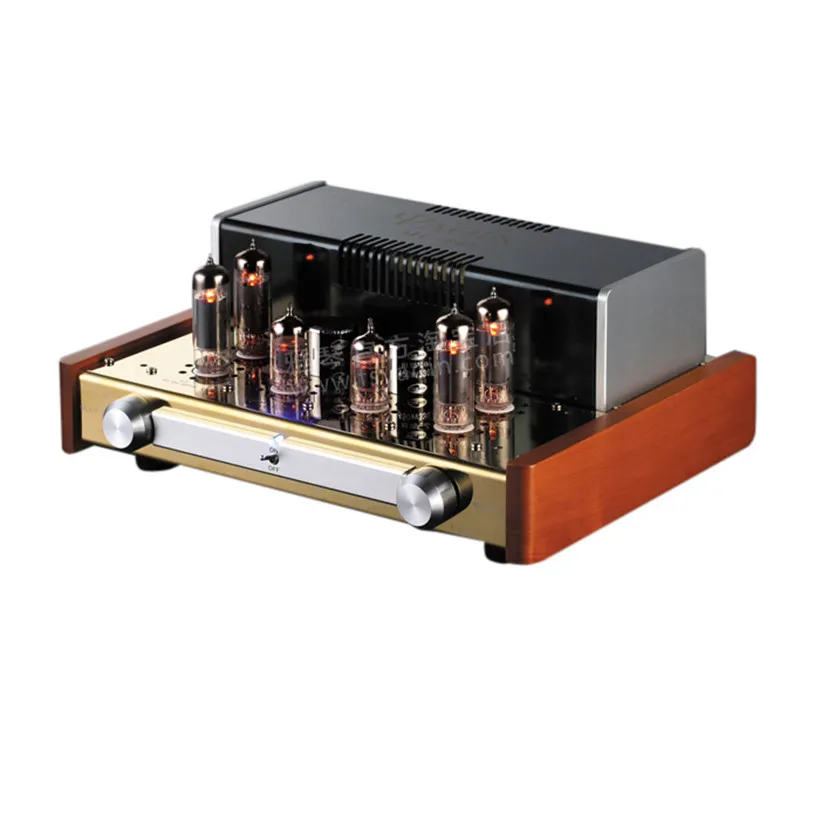 YAQIN MC-84L 6P14 12AX7 усилитель клапанной трубки класс A HiFi наушники выход 110 ~ 240 В |