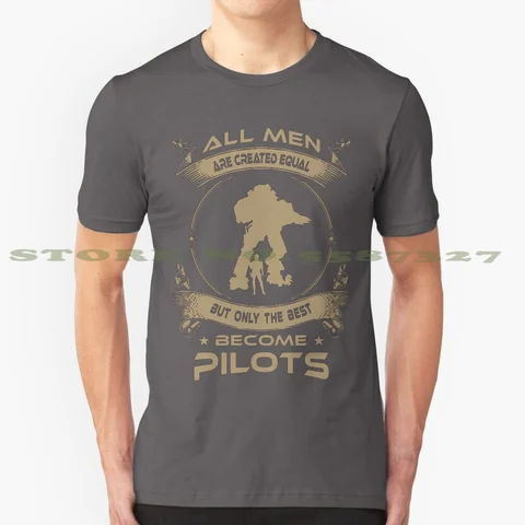 Только лучшие стать пилотами крутой дизайн модная футболка Sprectre Titan Titanfall Fan Fanart Peace Titanfall 2 Tf2 Scifi