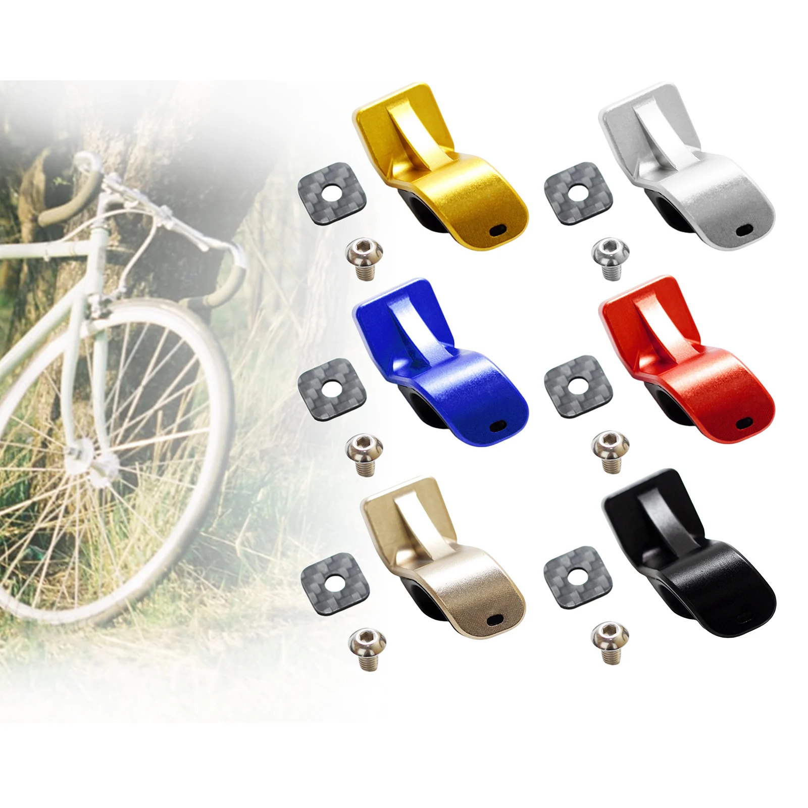 

Пряжка типа L из алюминиевого сплава для складного велосипедного переднего вилки, 13 г