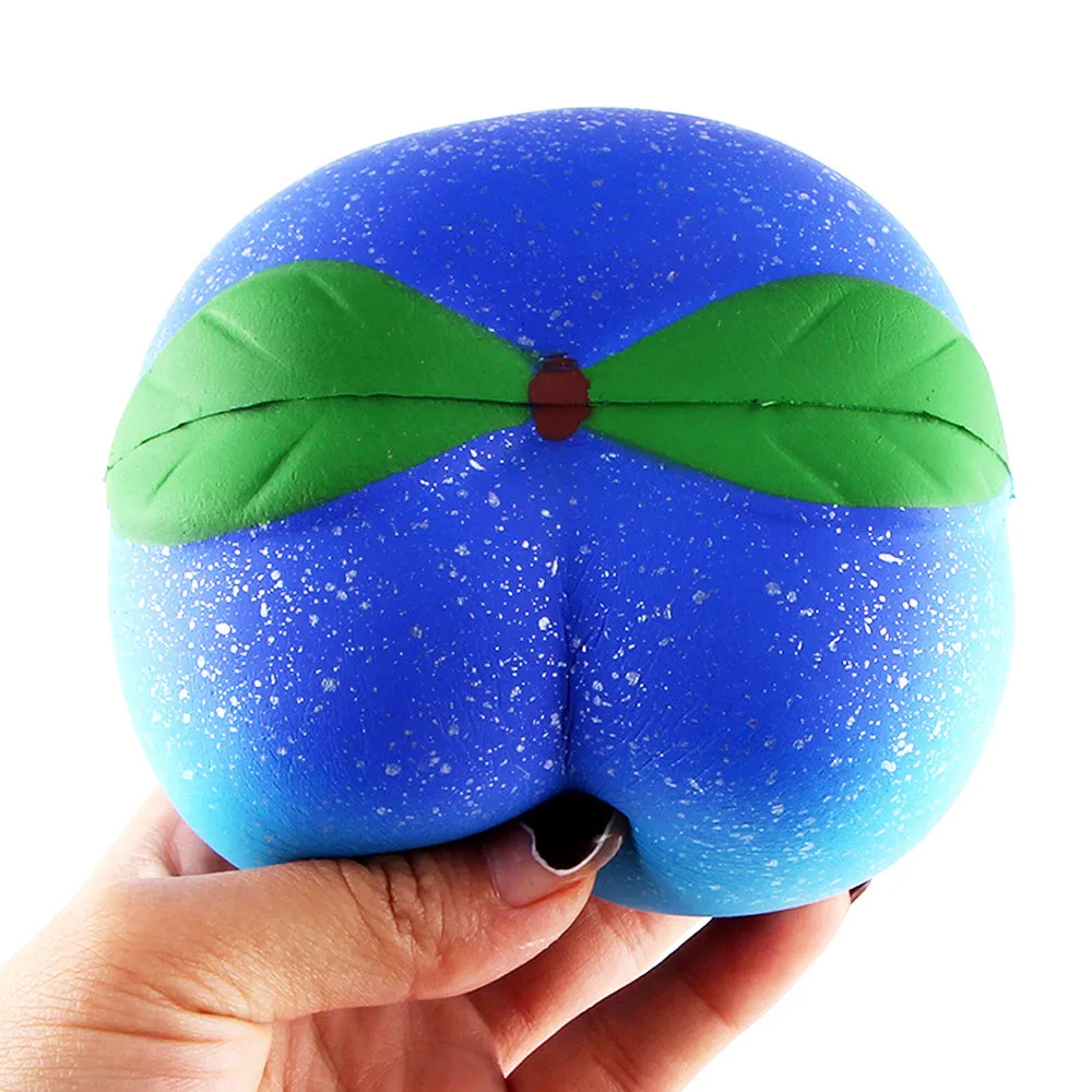 

Squishy Toys Starry Sky Peach Pinch Pressure Decompression Toy Slow Rebound PU Toy Fun Squeeze Kids Toy 11CM Gifts 5*