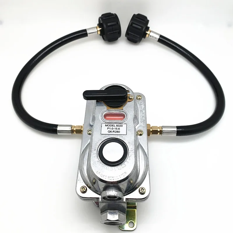 

RV propane double stage auto change over regulator pigtail