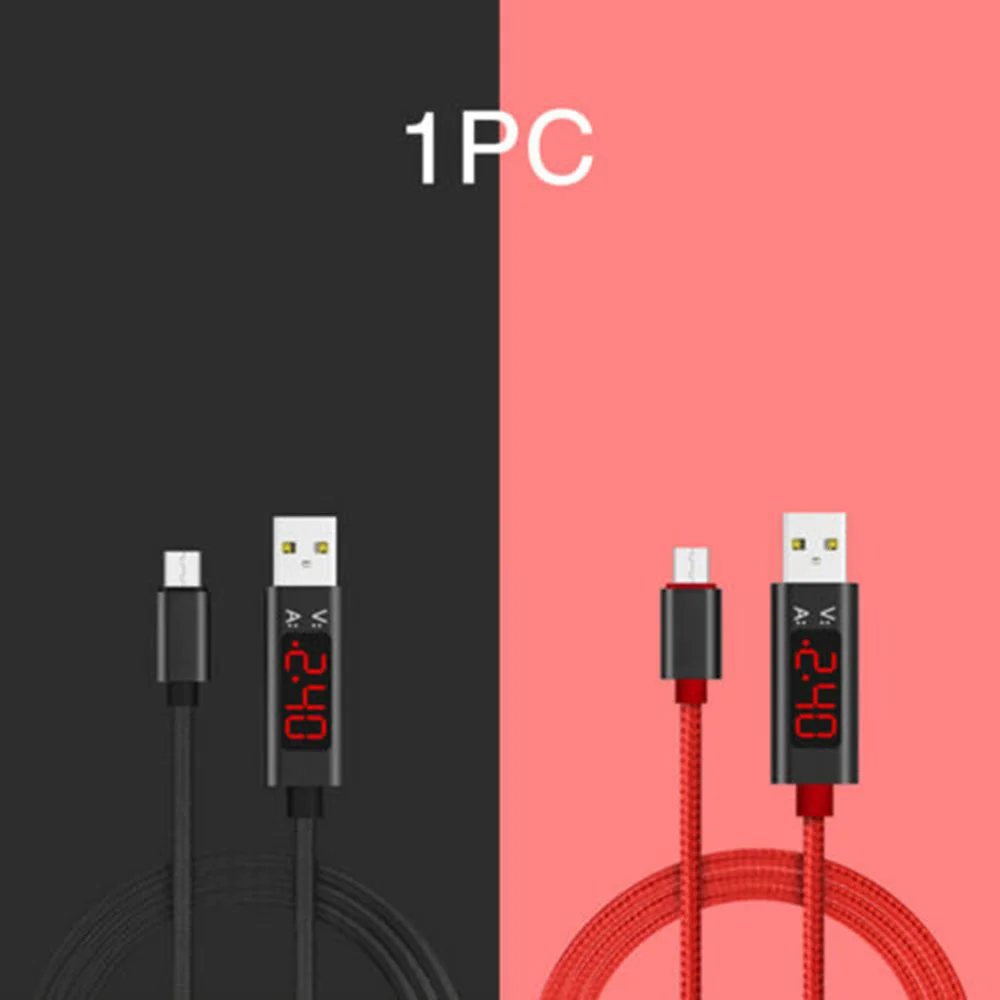 1 м USB нейлон Напряжение Ток дисплей линии передачи данных тестер метр Тип C кабель