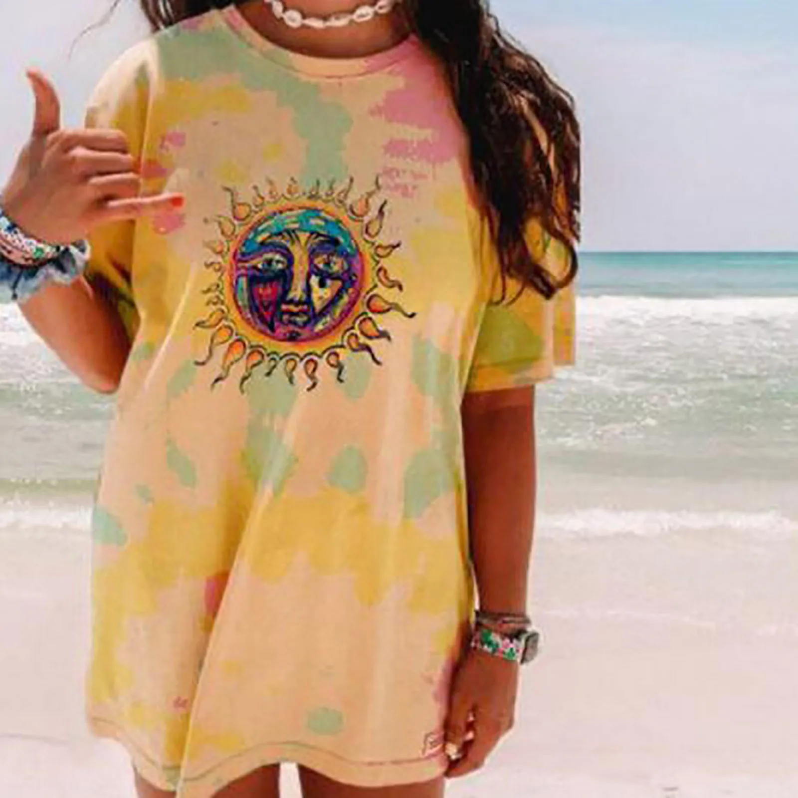 

Women T Shirt Summer Short-sleeve Harajuku Womens T-shirts 90s Fashion Tee Female Lady Tops Casual Printing Tshirt Mujer Clothes