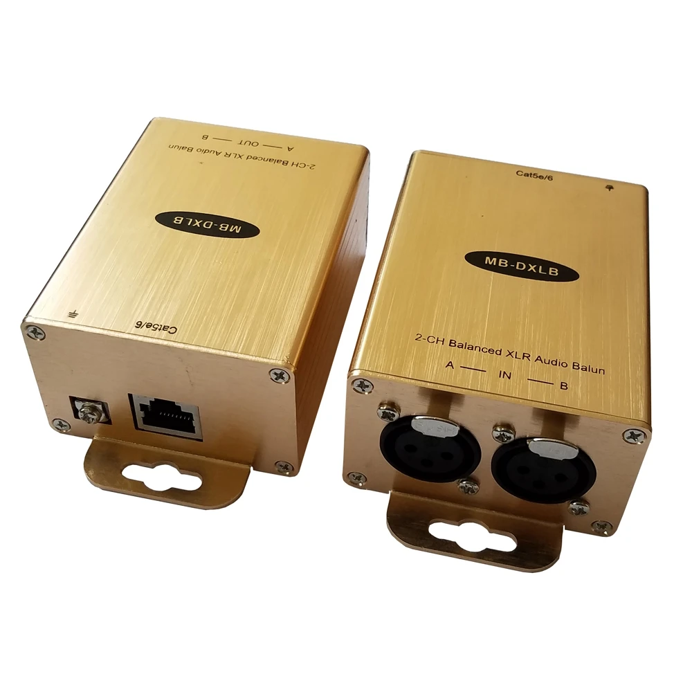 AV кабель профессиональные равновесные наушники удлинитель через cat5/6 адаптер XLR в