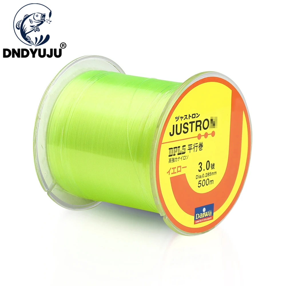 

DNDYUJU 500M Nylon Fishing Line Japanese Durable Monofilament Rock Sea Fishing Line Thread Bulk Spool All Size 0.4 To 8.0