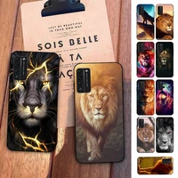 lion animal phone case for huawei honor 10 i 8x c 5a 20 9 10 30 lite pro voew 10 20 v30